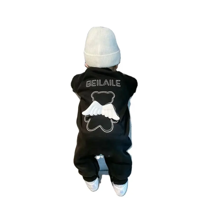 Baby plush jumpsuit